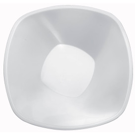 Plastic Bowl PP White "Square" 3000ml Ø27,7cm (3 Units) 