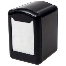 Napkin Plastic Dispenser "Miniservis" Black 17x17cm (1 Unit)