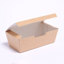 Paper Take-Out Box Kraft 16,5x7,5x6cm (600 Units)