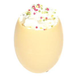 Tasting Mini Bowl Egg Design PP Ivory 60ml (20 Units)