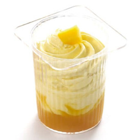 Plastic Serving Yogurt Cup "P'ti suisse" PS Clear 60ml (400Units)
