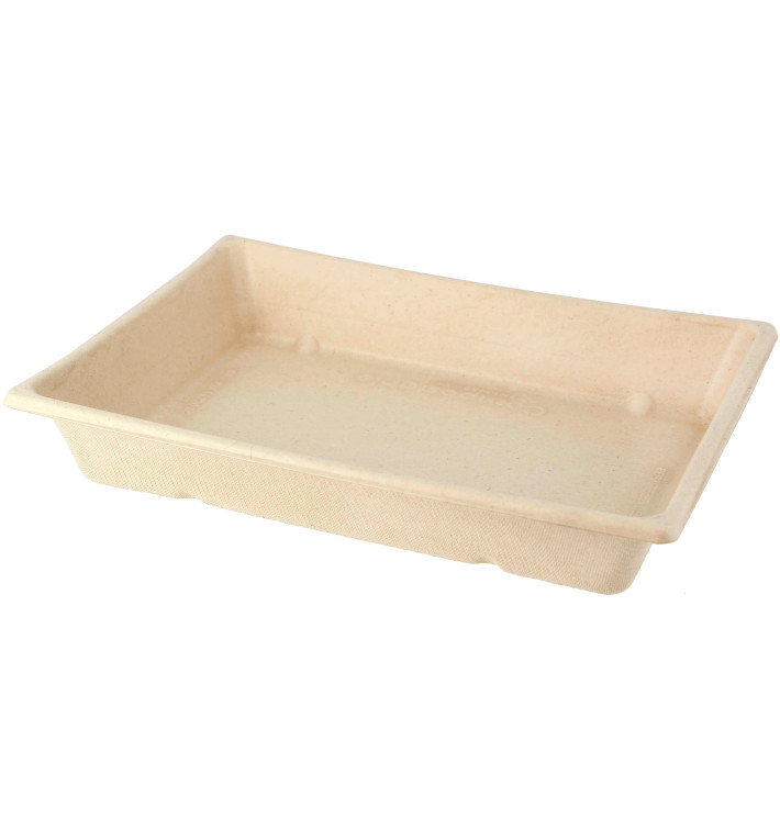 Sugarcane Tray 750ml 22x16x4cm (50 Units) Sugarcane Tray 750ml 22x16x4cm (50 Units)