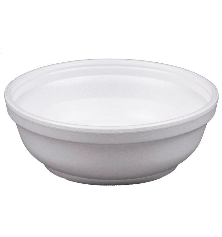 Foam Container White 6Oz/180ml Ø11cm (50 Units) Foam Container White 6Oz/180ml Ø11cm (50 Units)