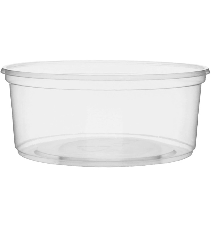 Plastic Deli Container Clear PP 200ml Ø10,5cm (100 Units) Plastic Deli Container Clear PP 200ml Ø10,5cm (100 Units)