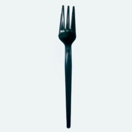 Plastic Fork "Sierra" Black 13,5cm (1.000 Units)