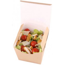 Paper Take-out Container Wok Kraft 450ml (350 Units)