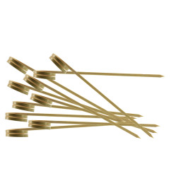 Bamboo Steak Marker with Ripple Handle 12cm (200 Units)  
