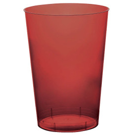 Plastic Cup PS "Moon" Burgundy Clear 230ml (700 Units)