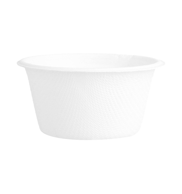 Sugarcane Container White 55ml (1000 Units) Sugarcane Container White 55ml (1000 Units)
