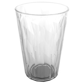 Plastic Glass SAN Reusable "Granity" Ice Clear 420 ml (5 Units) 