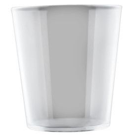 Plastic Tumbler SAN Reusable Cone Shape 400 ml (6 Units) 