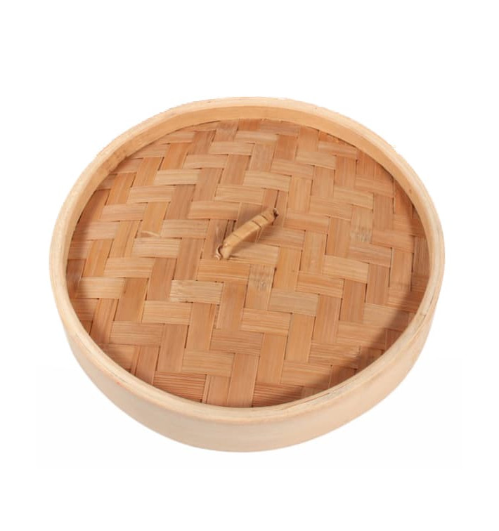 Bamboo Lid for Steamer "Maxi" Ø20cm (4 Units) Bamboo Lid for Steamer "Maxi" Ø20cm (4 Units)