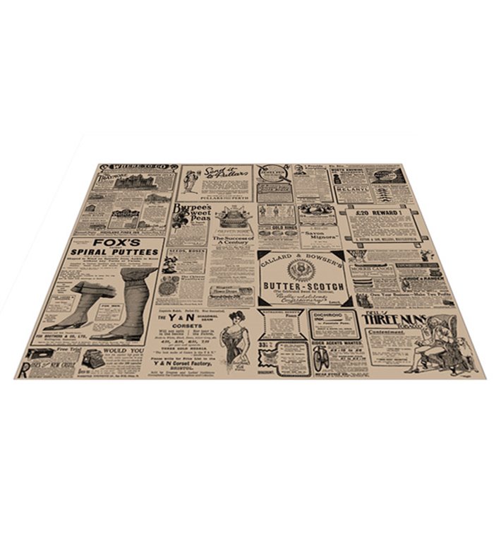 Paper Food Wrap Grease-Proof "Times" Kraft 31x38cm (1000 Units) Paper Food Wrap Grease-Proof "Times" Kraft 31x38cm (1000 Units)