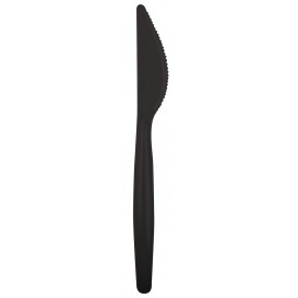Plastic Knife PS "Easy" Black 18,5cm (20 Units) 
