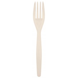 Plastic Fork PS "Easy" Cream 18cm (20 Units) 