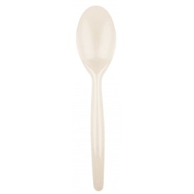 Plastic Spoon PS "Easy" Cream 18,5 cm (20 Units) 