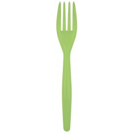 Plastic Fork PS "Easy" Lime Green 18cm (500 Units)