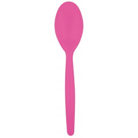 Plastic Spoon PS "Easy" Fuchsia 18,5 cm (500 Units)