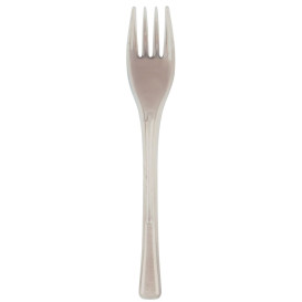 Plastic Fork PS "Fly" Beige 14cm (3000 Units)