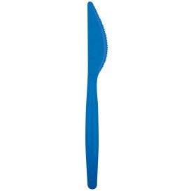 Plastic Knife PS "Easy" Blue Clear 18,5cm (500 Units)