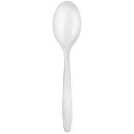 Plastic Spoon Easy PP White 17,5cm (100 Units) 