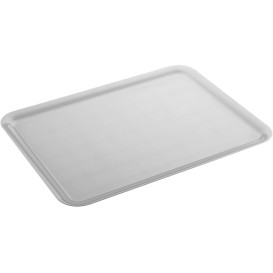 Plastic Tray White 37x50cm (4 Units) 