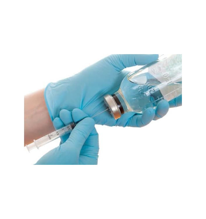 Nitrile Gloves Blue Size S AQL 4 (100 Units) Nitrile Gloves Blue Size S AQL 4 (100 Units)