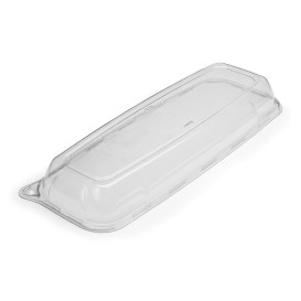 Meal Tray, Transparent, Reusable Plastic