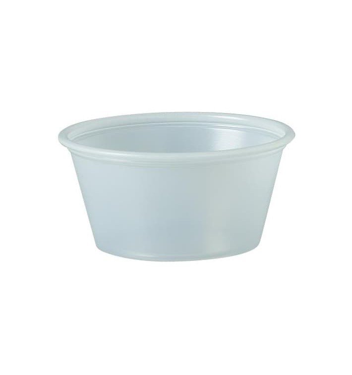 Plastic Souffle Cup PS Clear 60ml Ø6,6cm (2500 Units)