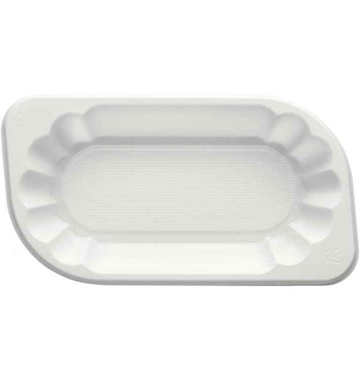 Plastic Tray White 17,5x9,5x3cm 250ml (250 Units) Plastic Tray White 17,5x9,5x3cm 250ml (250 Units)