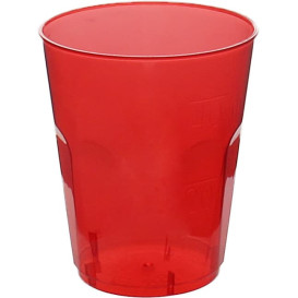 Plastic Shot PS Crystal "Diamant" Red 50ml (20 Units) 
