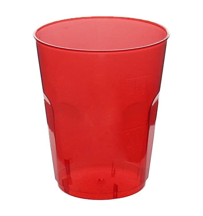 Plastic Shot PS Crystal "Diamant" Red 50ml (600 Units) Plastic Shot PS Crystal "Diamant" Red 50ml (600 Units)