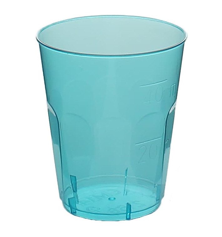Plastic Shot PS Crystal "Diamant" Blue 50ml (20 Units) Plastic Shot PS Crystal "Diamant" Blue 50ml (20 Units)