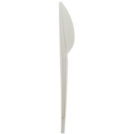 Cornstarch Knife PLA Biodegradable White 17,5cm (600 Units)