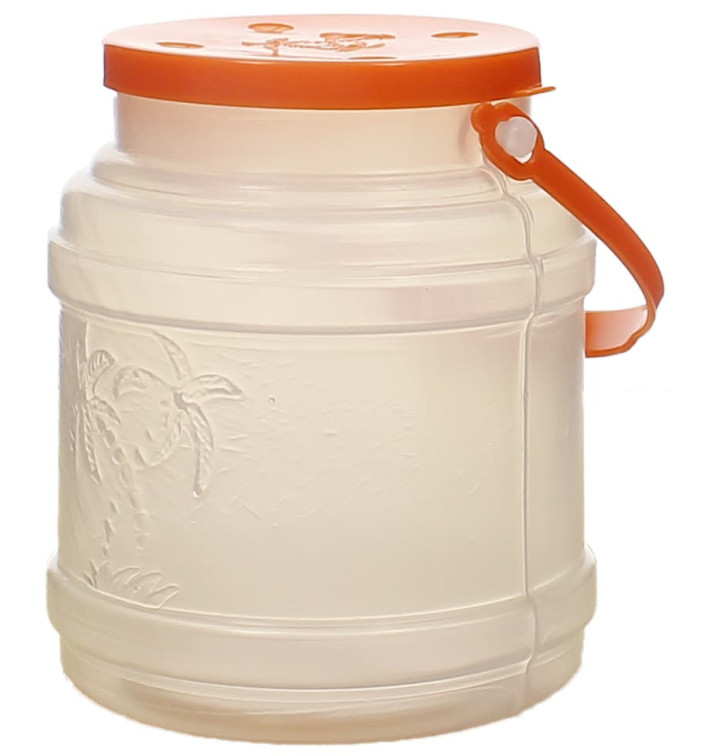 Plastic Milk Container with Handle and Lid 500 ml (10 Units)
