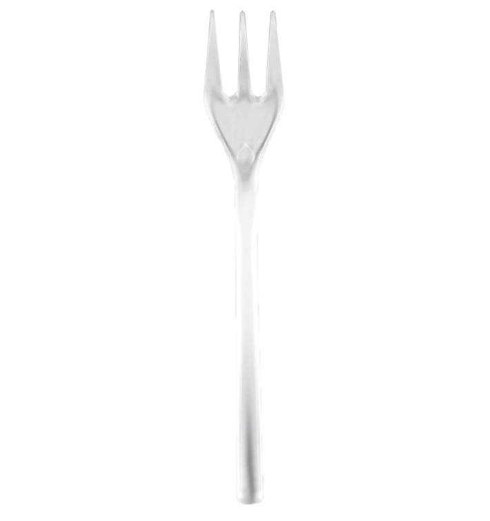 Plastic Tasting Mini Fork Clear 10cm (1500 Units) Plastic Tasting Mini Fork Clear 10cm (1500 Units)