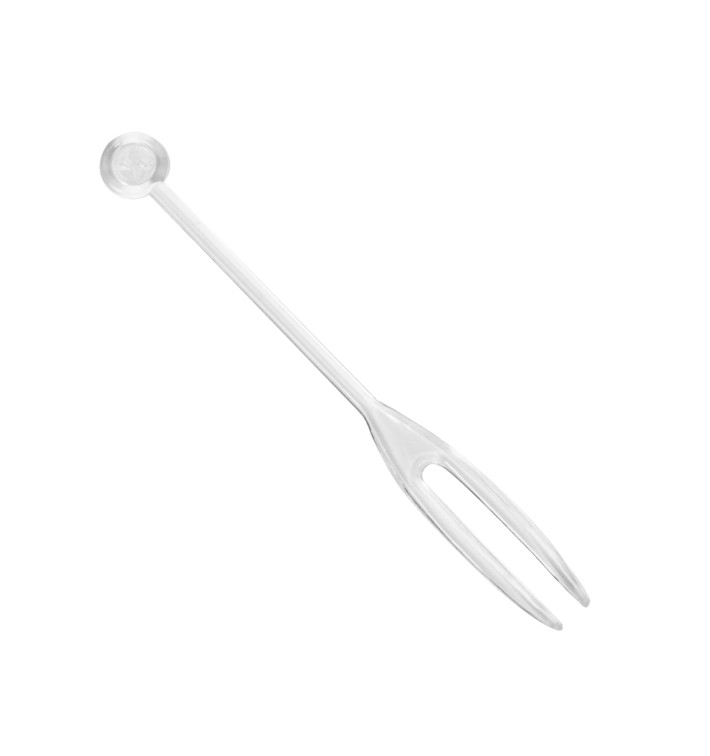 Plastic Food Pick "Snack Stick" Clear 9cm (6600 Units) Plastic Food Pick "Snack Stick" Clear 9cm (6600 Units)