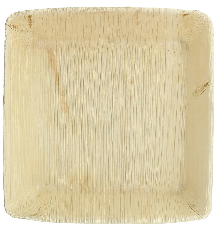 Palm Leaf Plate Deep Square Shape 16x16cm (100 Units) Palm Leaf Plate Deep Square Shape 16x16cm (100 Units)