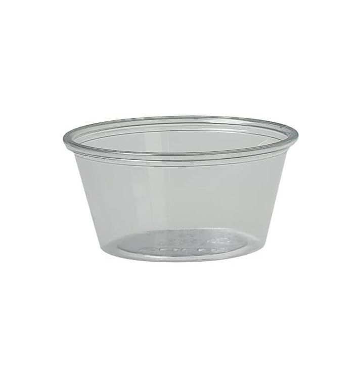 Plastic Souffle Cup PET Clear 2Oz/60ml Ø6,6cm (250 Units) Plastic Souffle Cup PET Clear 2Oz/60ml Ø6,6cm (250 Units)