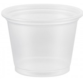 Plastic Souffle Cup PP Clear 30ml Ø4,8cm (125 Units) 