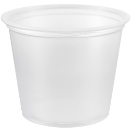 Plastic Souffle Cup PP Clear 165ml Ø7,3cm (125 Units) 