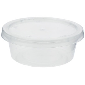 Plastic Souffle Cup with Lid PP 85ml (100 Units)