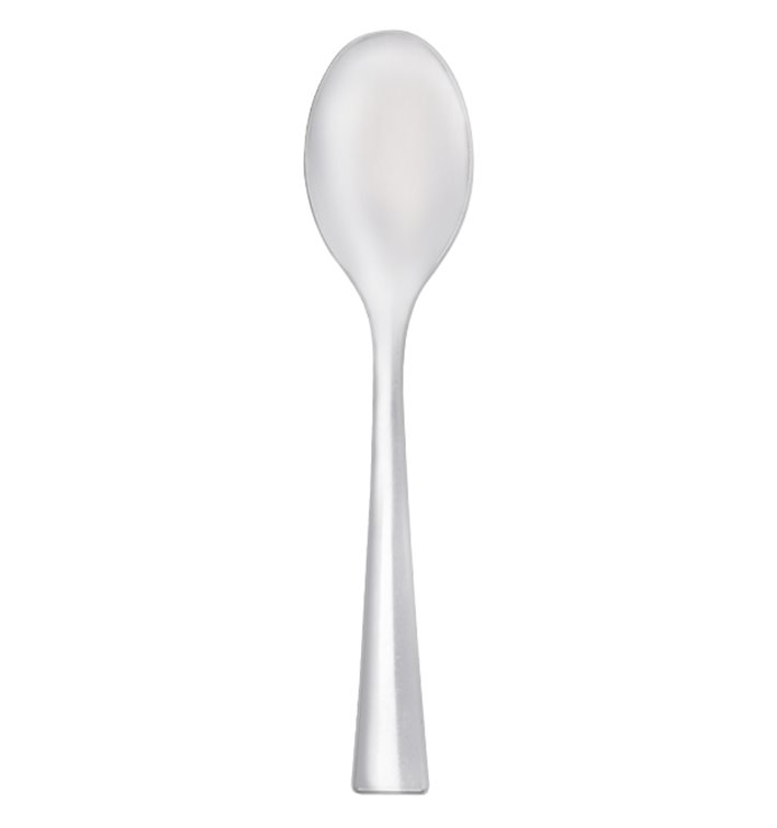 Plastic Teaspoon Metallized 10cm (1.000 Units)