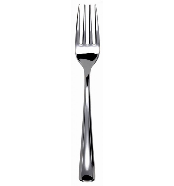Plastic Fork Metallized 19cm (500 Units)