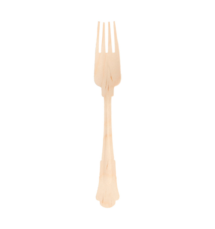 Wooden Fork "Classic" 20cm (100 Units) 