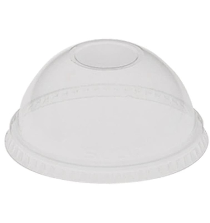Plastic Dome Lid PET Crystal Ø9,2cm (100 Units) Plastic Dome Lid PET Crystal Ø9,2cm (100 Units)
