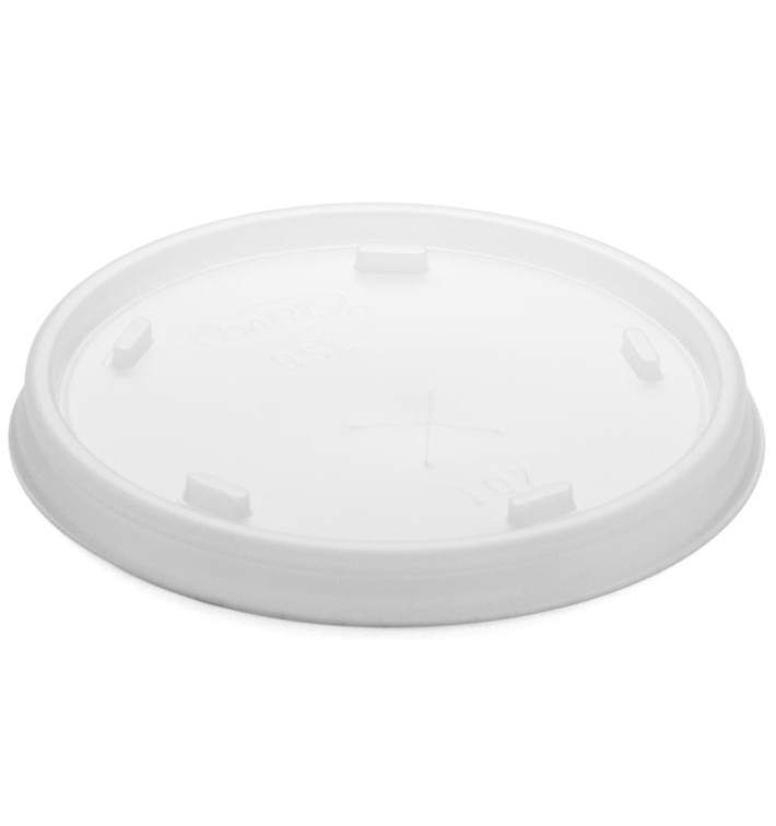 Plastic Lid with Straw Slot PS Translucent Ø8,1cm (1000 Units) Plastic Lid with Straw Slot PS Translucent Ø8,1cm (1000 Units)
