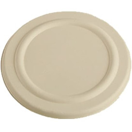 Sucarcane Lid Container 500ml Natural Ø11,5cm (1000 Units)