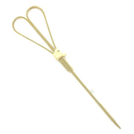 Bamboo Food Pick Heart Design 12cm (10000 Units)
