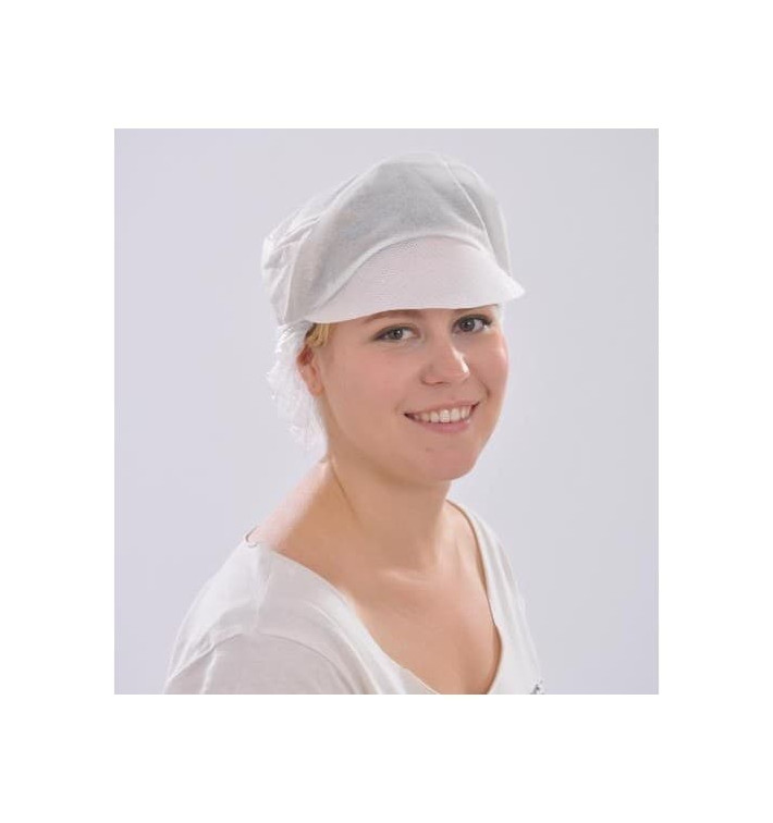 Disposable Bouffant Cap Viser without Pickup Disposable Bouffant Cap Viser without Pickup